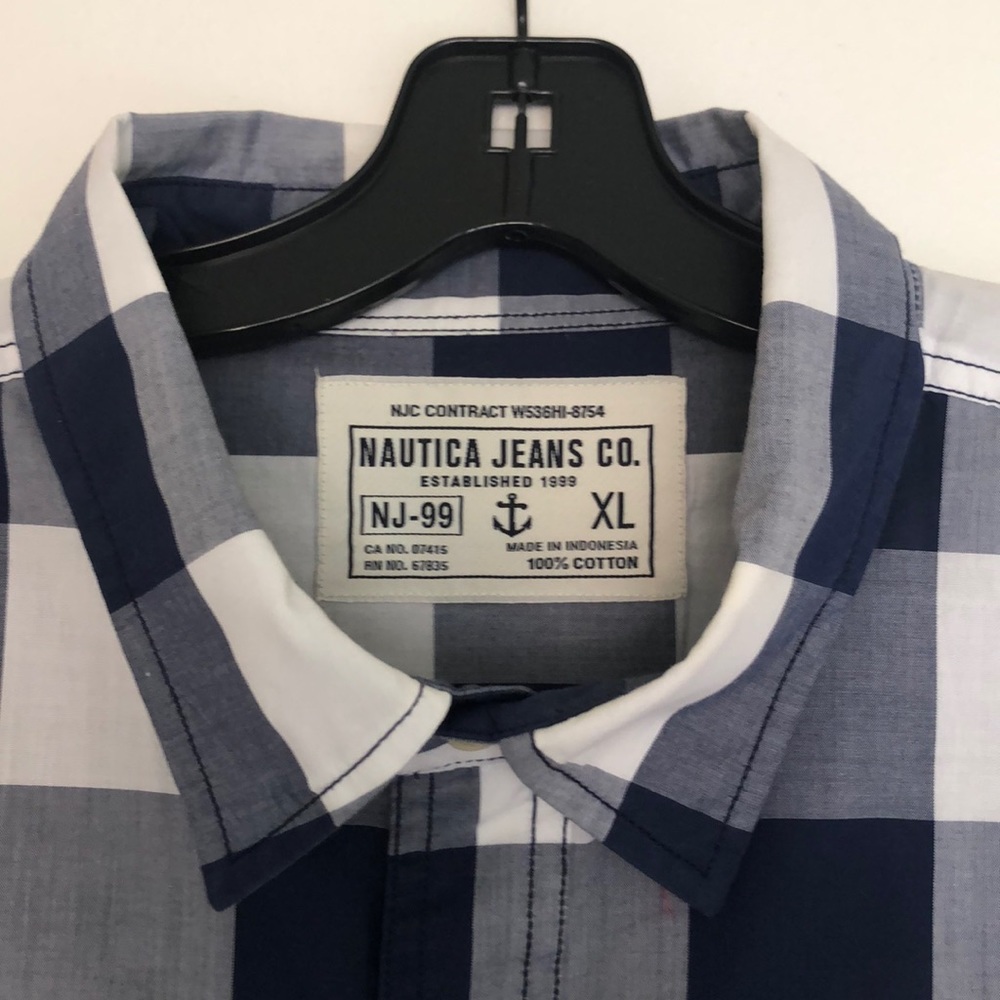 NAUTICA JEANS SHORT SLEEVES SHIRT 👕 - Picture 4 of 8